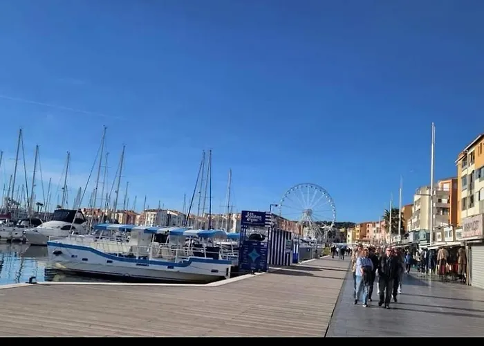 Les Caraibes Cap D'agde - Centre Port- Parking Gratuit-terrasse - Wifi 5g Апартаменти Агд